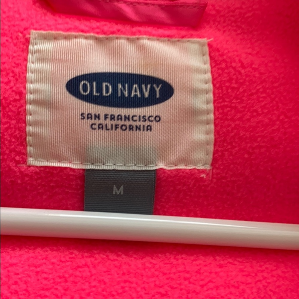 Old navy hot pink vest new without tags